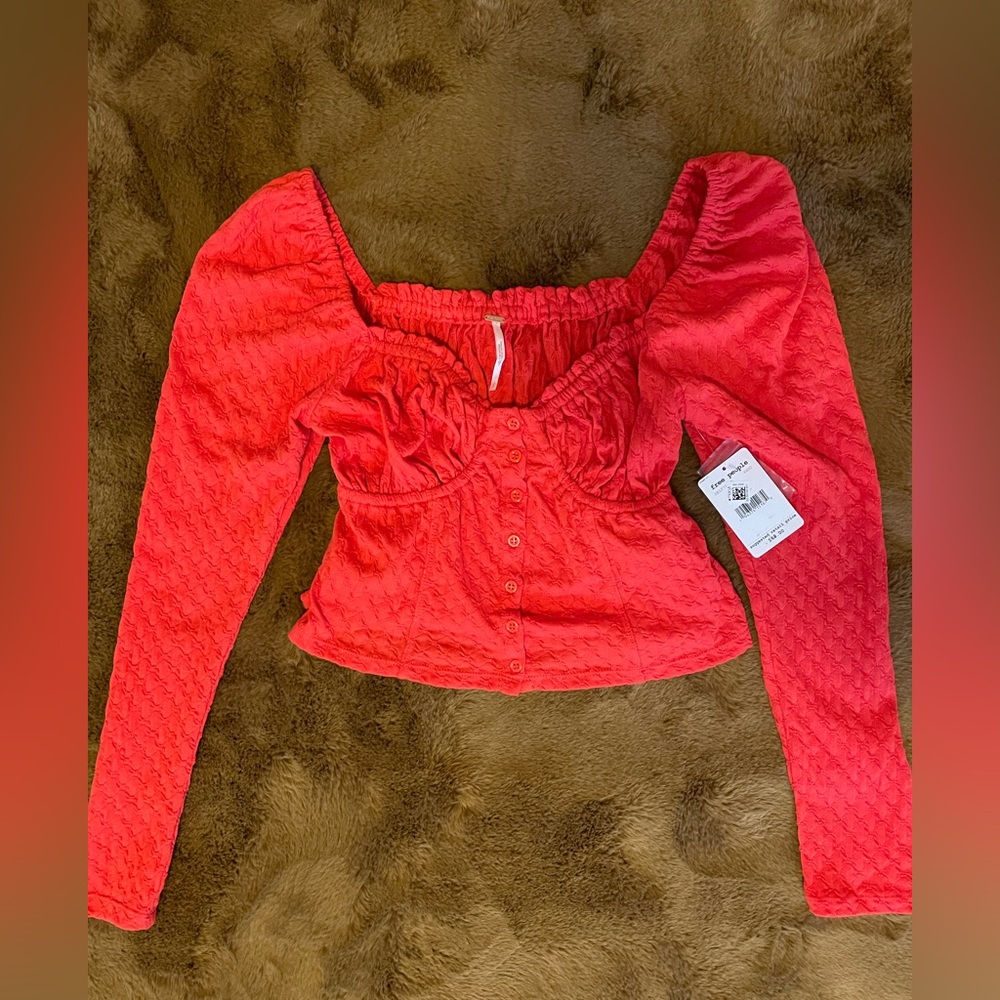 Free people NWT blouse crop